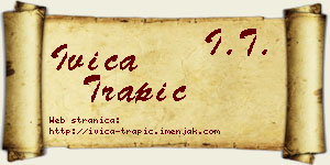 Ivica Trapić vizit kartica